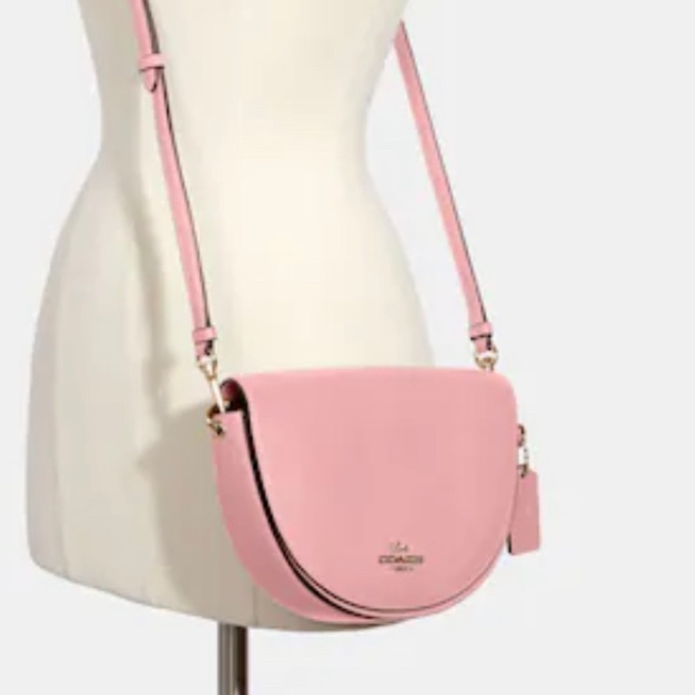 Coach pink bag Ellen Crossbody | pebble leather |